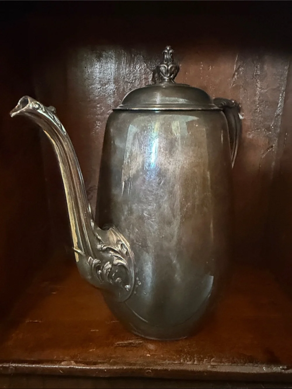 Vintage Silver Plated Coffee Tea Pot by